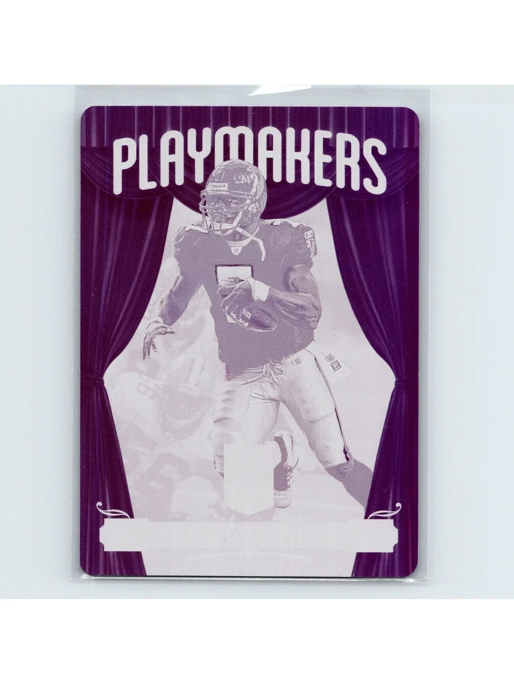 2019 Panini Plates & Patches Michael Vick Donruss Playmakers Printing Plate 1/1